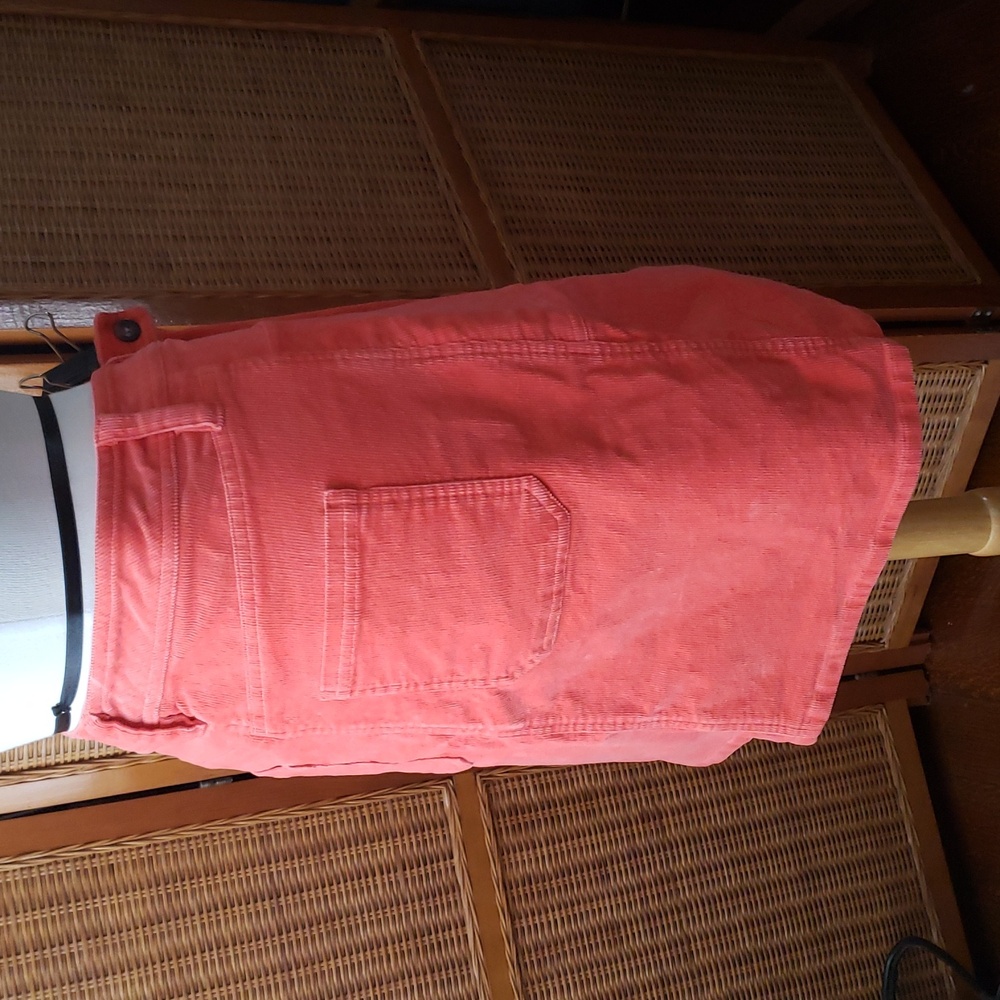 Boden Orange/Salmon Corduroy Skirt Size 12 - Picture 5 of 10